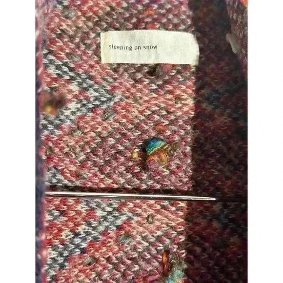 Sleeping on Snow Anthropologie Open Front Cardigan Long Sleeve Wool blend XS/TP - Picture 5 of 11